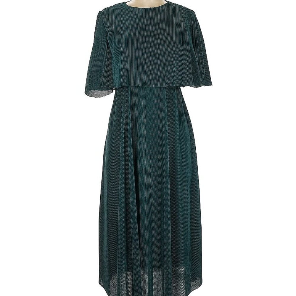 ASOS Green Nursing Dress, Size 6, Pregnancy and Breastfeeding Friendly